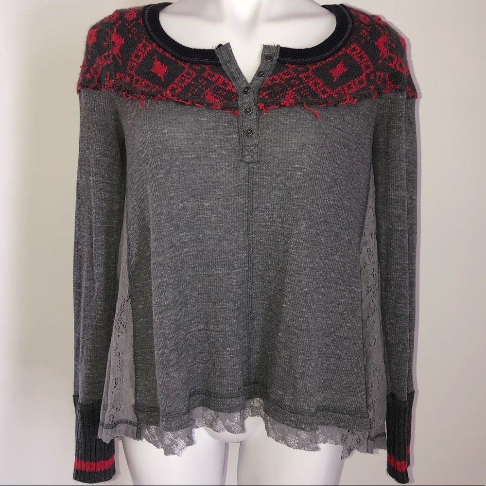 We the Free Thermal Knit Shirt Small